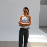 Crossed Linen Pants Petrol