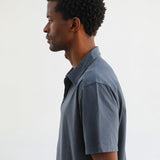 Short Modern Polo Navy