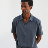 Short Modern Polo Navy