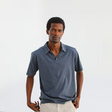 Short Modern Polo Navy