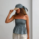 Linen Cap Light Blue