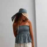 Linen Cap Light Blue