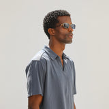 Short Modern Polo Navy