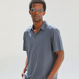 Short Modern Polo Navy