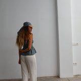 Linen Cap Light Blue