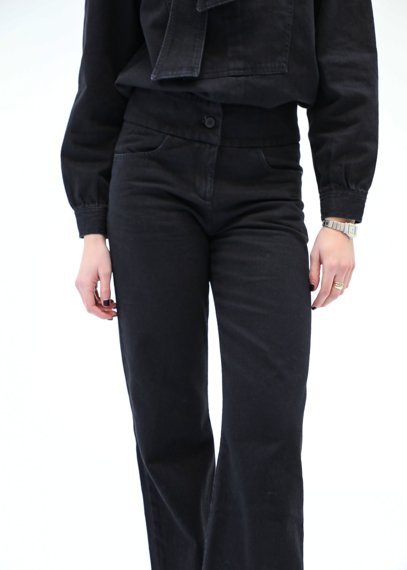 Denim Pants Black
