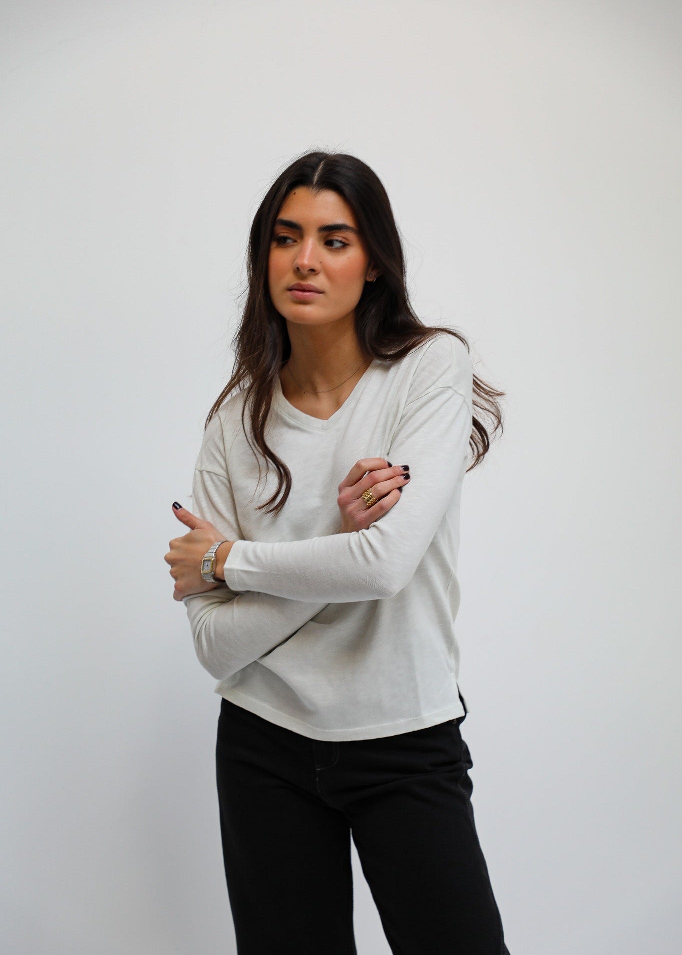 Cozy Long Trendy White