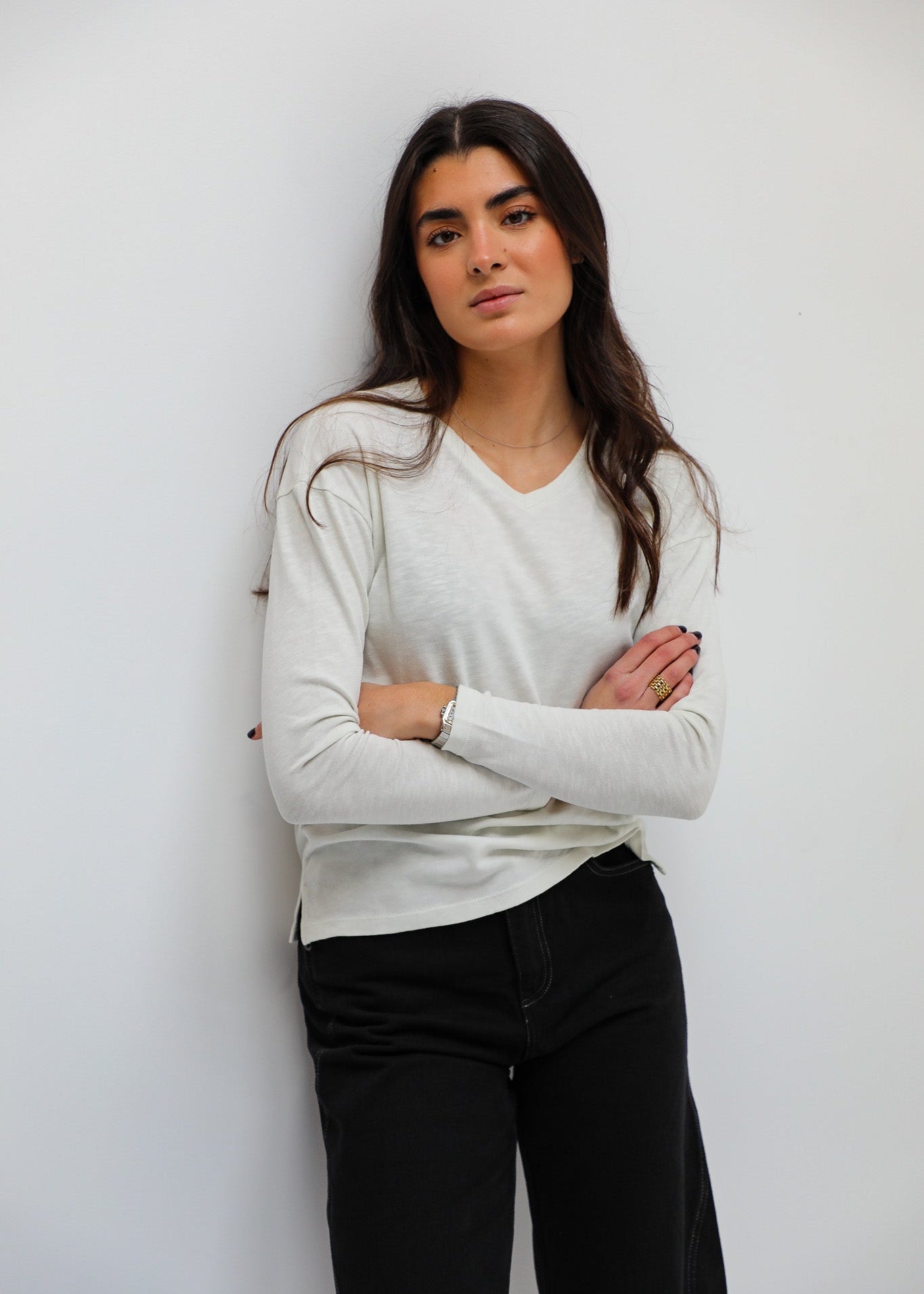 Cozy Long Trendy White