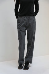 Elastic Pants Dark Grey