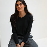 Cozy Long Trendy Black