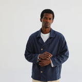 Linen Overshirt Navy