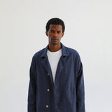 Linen Overshirt Navy