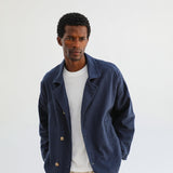Linen Overshirt Navy