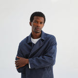 Linen Overshirt Navy