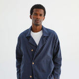 Linen Overshirt Navy