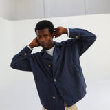 Linen Overshirt Navy