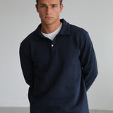 Polo Sweater Dark Navy