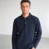 Polo Sweater Dark Navy