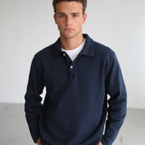 Polo Sweater Dark Navy