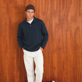 Polo Sweater Dark Navy