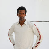 Modern Beige Polo Stripe Detail