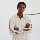 Modern Beige Polo Stripe Detail