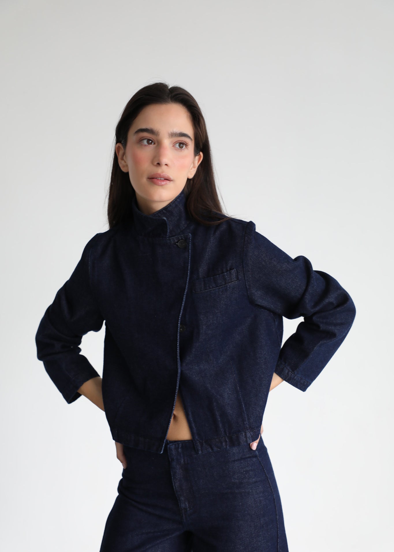 Denim Button Jacket