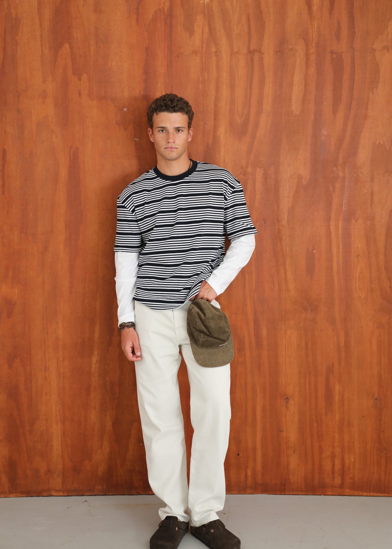 Stripes Contrast Trendy T-Shirt Blue & White