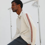 Modern Beige Polo Stripe Detail
