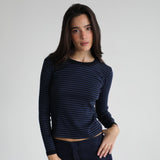 Trendy T-Shirt Stripes Blue