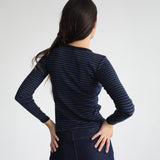 Trendy T-Shirt Stripes Blue
