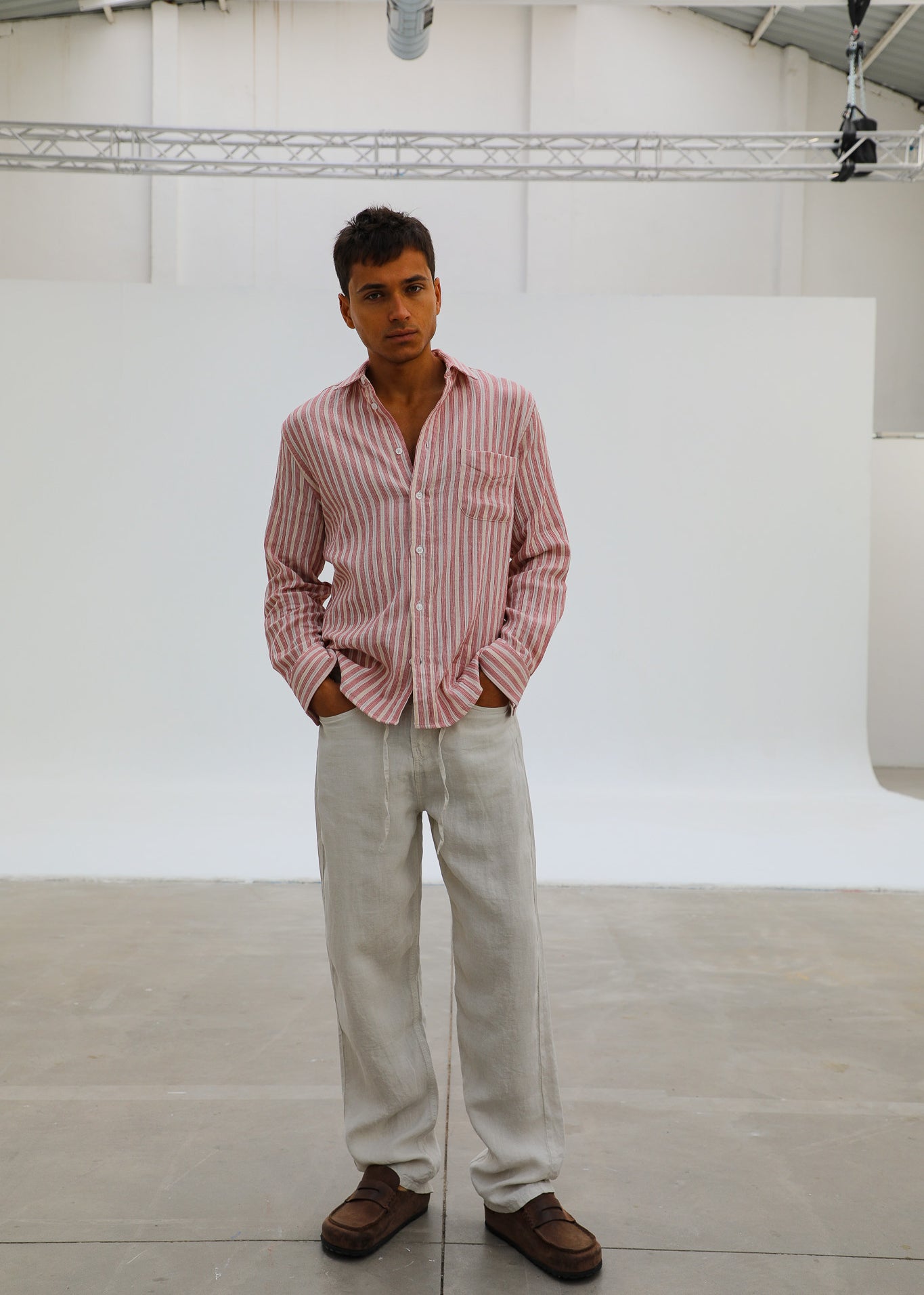 Stripes Shirt Red