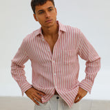 Stripes Shirt Red