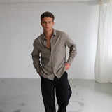 Square Shirt Green & Brown