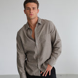 Square Shirt Green & Brown