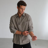 Square Shirt Green & Brown