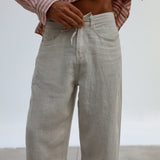Linen Cool Comfy Pants Natural