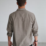 Square Shirt Green & Brown