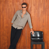 Square Shirt Green & Brown