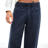 Linen Cool Comfy Pants Navy