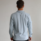 Soft Modern Side Pocket Polo Light Blue