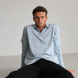 Soft Modern Side Pocket Polo Light Blue