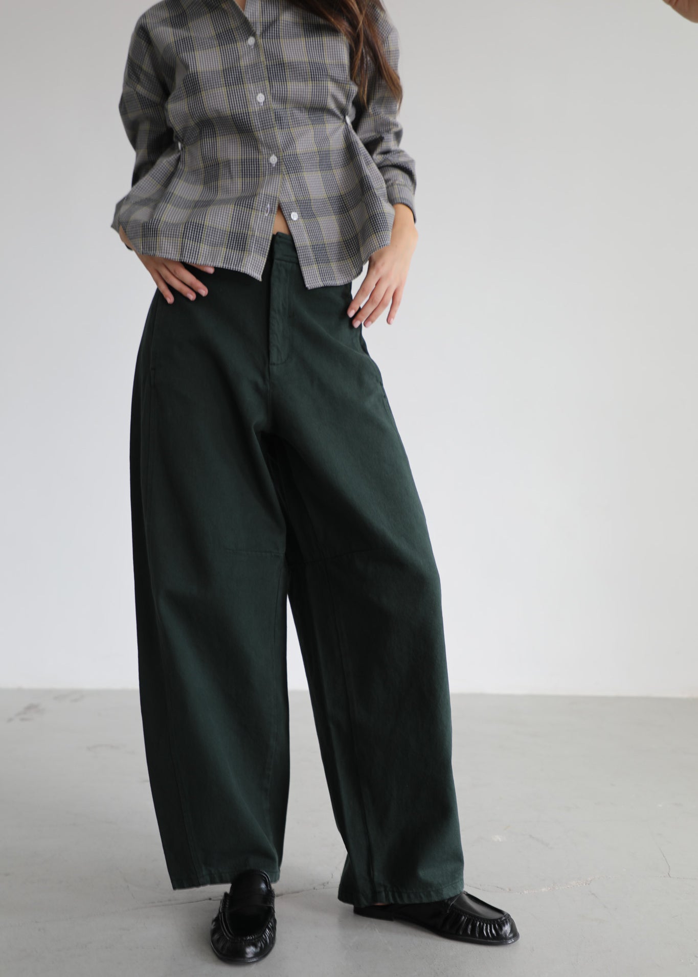 Barrel Pants Green