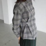 Square Shirt Detail Grey & Yellow