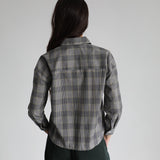 Square Shirt Detail Grey & Yellow