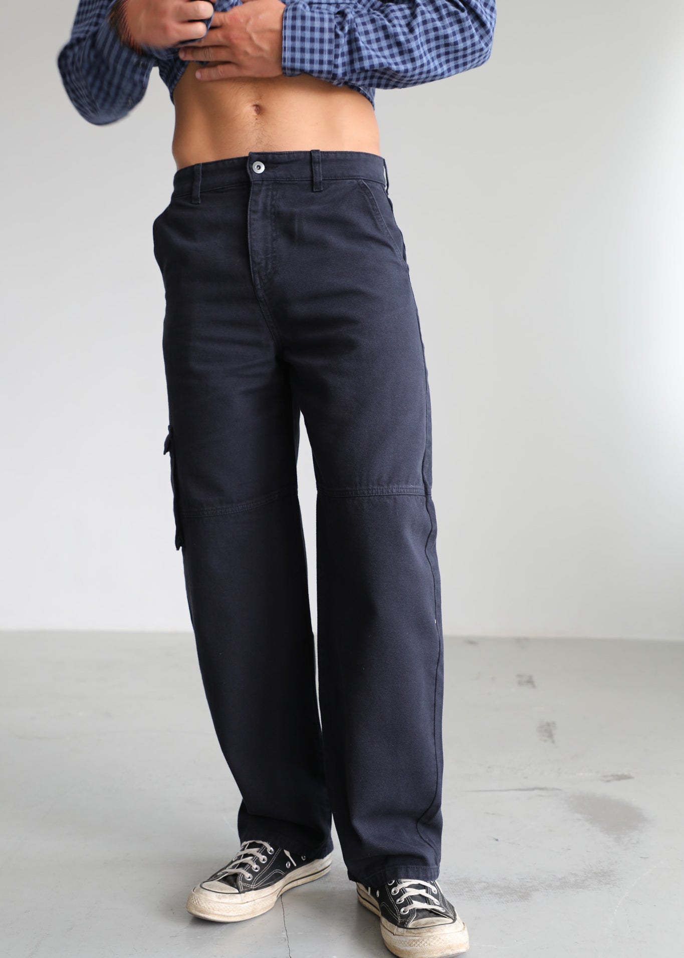 Wide Pocket Comfy Pants Dark Navy