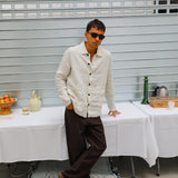 Linen Cool Comfy Pants Brown