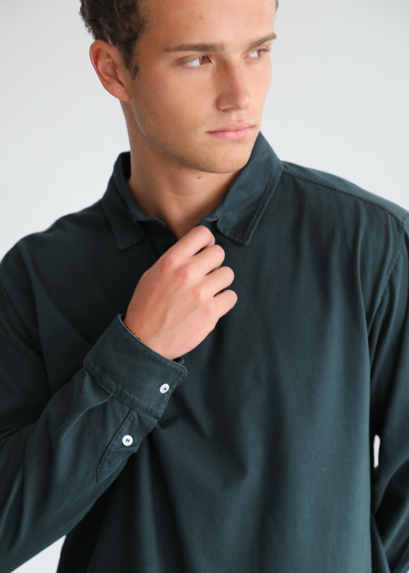 Soft Modern Polo Dark Green