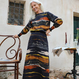 Gathered Blouse Marble