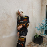 Gathered Blouse Marble